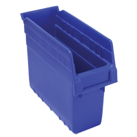Bacs pour &eacute;tag&egrave;re Store-Max, 4-3/8" la x 8" H x 11-5/8" p, Bleu, Capacit&eacute; 44 lb Par Equipment