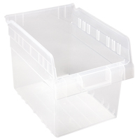 Bacs pour &eacute;tag&egrave;re Store-Max, 8-3/8" la x 8" H x 11-5/8" p, Transparent, Capacit&eacute; 44 lb Par Equipment