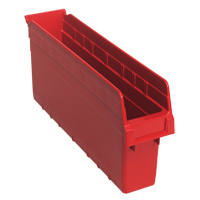 Bacs pour &eacute;tag&egrave;re Store-Max, 4-3/8" la x 8" H x 17-7/8" p, Rouge, Capacit&eacute; 56 lb Par Equipment