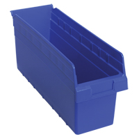 Bacs pour &eacute;tag&egrave;re Store-Max, 6-5/8" la x 8" H x 17-7/8" p, Bleu, Capacit&eacute; 56 lb Par Equipment