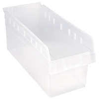 Bacs pour &eacute;tag&egrave;re Store-Max, 8-3/8" la x 8" H x 17-7/8" p, Transparent, Capacit&eacute; 56 lb Par Equipment