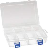 Plastic Compartment Box, 5.5" W x 7.75" D x 1.75" H, 8 Compartments CG069 | Par Equipment