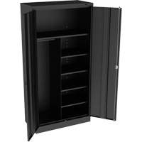 Combination Cabinet, 36" W x 18" D x 72" H, Black CG084 | Par Equipment
