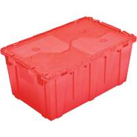 FP243C FliPak Nestable Tote, 26.9" x 16.9" x 12.1", Red Par Equipment