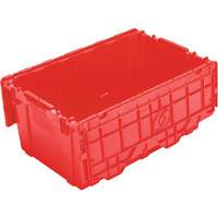 FP243C FliPak Nestable Tote, 26.9" x 16.9" x 12.1", Red Par Equipment