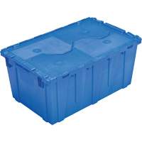 FP243C FliPak Nestable Tote, 26.9" x 16.9" x 12.1", Blue Par Equipment
