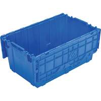 FP243C FliPak Nestable Tote, 26.9" x 16.9" x 12.1", Blue Par Equipment