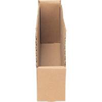 Boîtes profondes en carton ondul&eacute;, 1-15/16" la x 11-1/4" p x 4-1/2" h, Beige Par Equipment