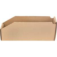 Deep Corrugated Parts Bins, 2-7/8" W x 11-1/4" D x 4-1/2" H, Beige Par Equipment