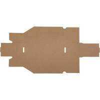 Deep Corrugated Parts Bins, 3-3/4" W x 11-1/4" D x 4-1/2" H, Beige Par Equipment