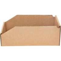 Deep Corrugated Parts Bins, 5-3/4" W x 11-1/4" D x 4-1/2" H, Beige Par Equipment