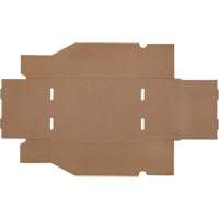 Deep Corrugated Parts Bins, 7-5/8" W x 11-5/16" D x 4-1/2" H, Beige Par Equipment