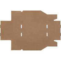 Deep Corrugated Parts Bins, 8-3/4" W x 11-1/4" D x 4-1/2" H, Beige Par Equipment