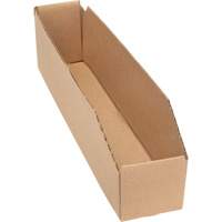 Deep Corrugated Parts Bins, 1-7/8" W x 17-1/8" D x 4-1/2" H, Beige Par Equipment