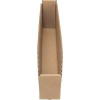 Deep Corrugated Parts Bins, 2-7/8" W x 17-1/4" D x 4-1/2" H, Beige Par Equipment