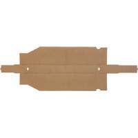 Deep Corrugated Parts Bins, 2-7/8" W x 17-1/4" D x 4-1/2" H, Beige Par Equipment