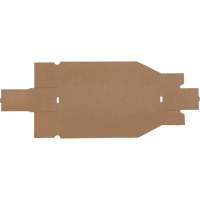 Deep Corrugated Parts Bins, 3-3/4" W x 17-1/4" D x 4-1/2" H, Beige Par Equipment
