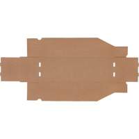 Deep Corrugated Parts Bins, 5-3/4" W x 17-1/4" D x 4-1/2" H, Beige Par Equipment
