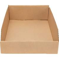 Deep Corrugated Parts Bins, 11-3/4" W x 17-1/4" D x 4-1/2" H, Beige Par Equipment