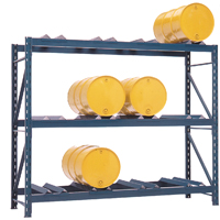 Drum Storage Racks, 12 Drums, 112" W x 36" D x 96" H DA542 | Par Equipment
