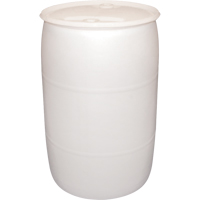 Polyethylene Drums, 55 US gal (45 imp. gal.), Closed Top, Natural DC531 | Par Equipment