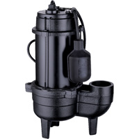 Pompe d'égout en fonte, 120 V, 9,5 A, 6000 gal./h, 1/2 CV DC850 | Par Equipment