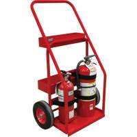 Chariot de prevention d'incendie pour travaux &agrave; chaud, Roues Semi-pneumatique, Base de 17,75" la x 8,9" lo, 100 lb Par Equipment