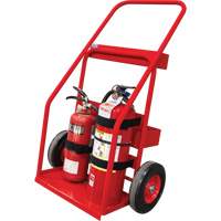 Chariot de prevention d'incendie pour travaux &agrave; chaud, Roues Semi-pneumatique, Base de 17,75" la x 8,9" lo, 100 lb Par Equipment
