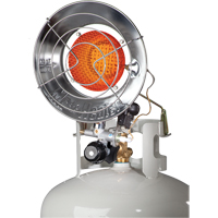 Single Tank-Top Heater, Radiant Heat, Propane, 15000 BTU/H EA291 | Par Equipment
