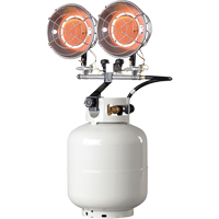 Double Tank-Top Heater, Radiant Heat, Propane, 30000 BTU/H EA292 | Par Equipment