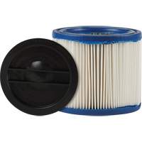CleanStream&reg; Gore&reg; Small Wet/Dry Vacuum Filter, Cartridge/Hepa, Fits 1 - 6 US gal. Par Equipment