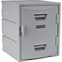 Locker, 15" x 15" x 18", Grey, Assembled Par Equipment