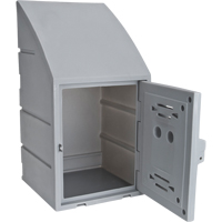 Locker, 15" x 15" x 31", Grey, Assembled FC691 | Par Equipment