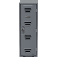 Locker, 12" x 15" x 36", Grey, Assembled FC693 | Par Equipment