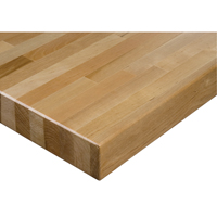 Dessus d'&eacute;tabli en bois dur stratifi&eacute;, 120" la x 24" p, Bordure Carr&eacute;e, &eacute;paisseur 1-3/4" Par Equipment