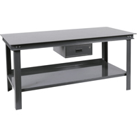 Heavy-Duty Workbench, 72" W x 36" D x 34" H, 14000 lbs. Capacity Par Equipment