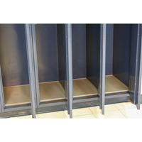 Locker Base Insert, Fits Locker Size 12" x 18", Light Grey, Plastic FI720 | Par Equipment