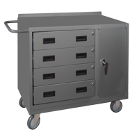 Mobile Workbench Cabinet, Steel Surface Par Equipment