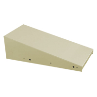 Clean Line Economy Lockers Slope Top, 1 Bank, 18" D x 12" W x 6" H, Beige, Steel Par Equipment