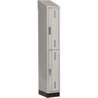 Casiers robustes Concorde, 2 niveaux, 12" x 18" x 82", Acier, Gris, Soud&eacute; (assembl&eacute;) Par Equipment