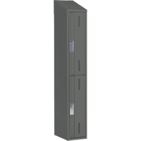 Casiers robustes Concorde, 2 niveaux, 12" x 18" x 78", Acier, Charbon, Soud&eacute; (assembl&eacute;) Par Equipment