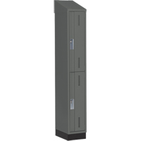 Casiers robustes Concorde, 2 niveaux, 12" x 18" x 82", Acier, Charbon, Soud&eacute; (assembl&eacute;) Par Equipment
