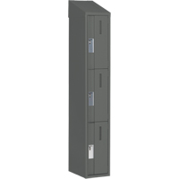 Casiers robustes Concorde, 3 niveaux, 12" x 18" x 78", Acier, Charbon, Soud&eacute; (assembl&eacute;) Par Equipment