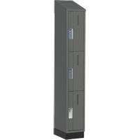 Casiers robustes Concorde, 3 niveaux, 12" x 18" x 82", Acier, Charbon, Soud&eacute; (assembl&eacute;) Par Equipment