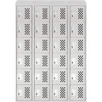 Assembled Clean Line™ Perforated Economy Lockers FL355 | Par Equipment