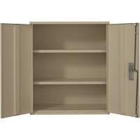 Lo-Boy Storage Cabinet, Steel, 2 Shelves, 40" H x 36" W x 18" D, Beige Par Equipment