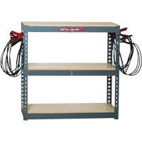 Support de charge pour batterie avec 10 jeux de pinces Par Equipment