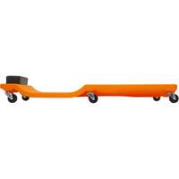 Neon Orange Low Profile Plastic Creeper Par Equipment