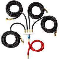 Wall-Mounted Tire Inflation System with 4-Hose Manifold Par Equipment