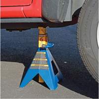 Jack Stand, Locking Handle/Ratchet, 6 tons Capacity, 25-1/4" H Par Equipment